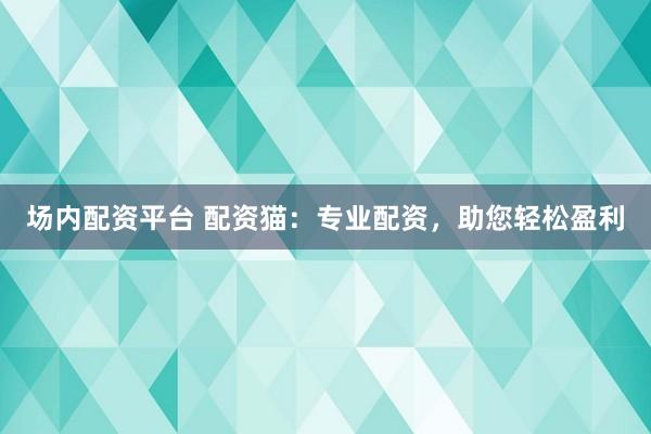 场内配资平台 配资猫:专业配资,助您轻松盈利